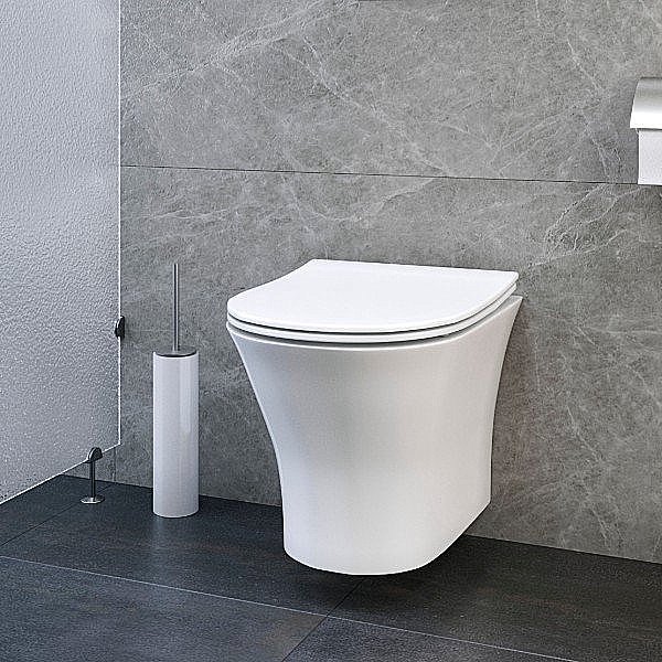 Унитаз подвесной CeruttiSpa Bernina 2617E безободковый, с крышкой микролифт купить в интернет-магазине Sanbest