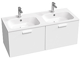 Тумба с раковиной Ravak CHROME II SD 120 белая/ручка белая для ванной в интернет-магазине Sanbest