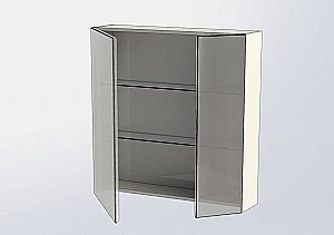 Зеркальный шкаф Aquanet Йорк 85 купить в интернет-магазине сантехники Sanbest