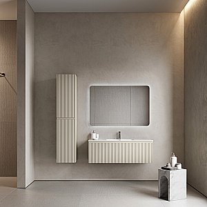 Тумба с раковиной Sancos Snob R 1.0 SNR1.0120CE/CN7006 Beige Soft для ванной в интернет-магазине Sanbest