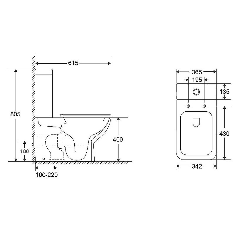 Инсталляция для унитаза Azario AZ-8010-1000 купить в интернет-магазине сантехники Sanbest