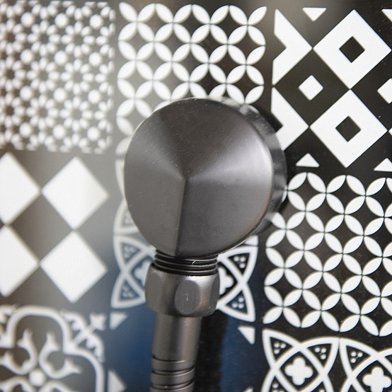 Душевая кабина Esbano Elegancia ESB-1280CKR 120x80 стекло прозрачное/профиль черный купить в интернет-магазине Sanbest