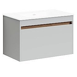 Тумба под раковину Sancos Smart SM80W белый глянец купить в интернет-магазине сантехники Sanbest
