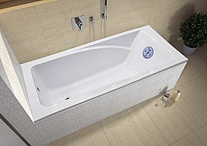 Ванна из искусственного камня Marmo Bagno София 170х80 MB-SF170-80 белая купить в интернет-магазине Sanbest