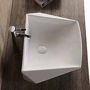 Раковина накладная CeruttiSpa 60 CR7065 белая купить в интернет-магазине Sanbest