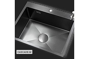 Мойка кухонная Esbano Cascade-M ESMKCASCM темная сталь купить в интернет-магазине сантехники Sanbest