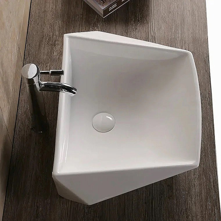 Раковина накладная CeruttiSpa 60 CR7065 белая купить в интернет-магазине Sanbest