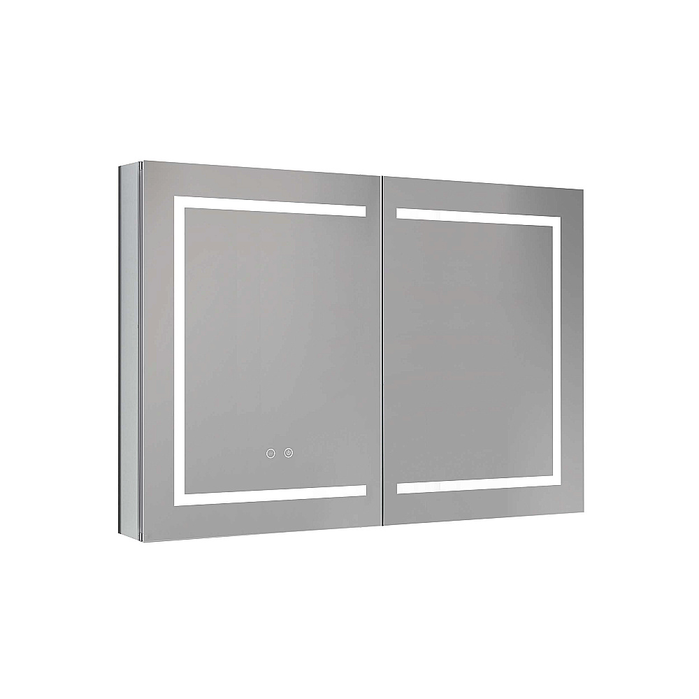 Зеркальный шкаф Aquqtek AQ7104-MLC 100х70 хром купить в интернет-магазине сантехники Sanbest