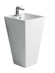 Раковина напольная WeltWasser Leerbach 10000013338 белая купить в интернет-магазине Sanbest