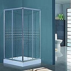 Душевой уголок TIMO TL-9002 90x90 стекло Romb купить в интернет-магазине сантехники Sanbest