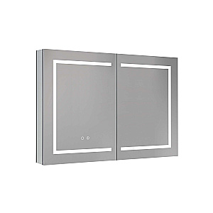 Зеркальный шкаф Aquqtek AQ7104-MLC 100х70 хром купить в интернет-магазине сантехники Sanbest