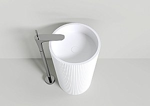 Раковина напольная NT Bagno Array 50 NT703 белая матовая купить в интернет-магазине Sanbest