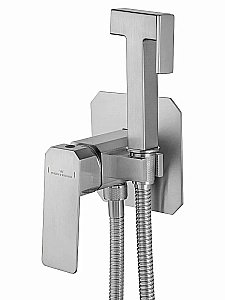 Гигиенический душ со смесителем встраиваемый WONZON & WOGHAND DIAMOND WW-88829011-BN брашированный никель купить в интернет-магазине сантехники Sanbest