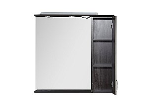 Зеркало со шкафом Aquanet Донна 90 венге в ванную от интернет-магазине сантехники Sanbest