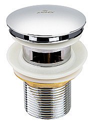 Донный клапан Kaiser 8037 хром купить в интернет-магазине сантехники Sanbest