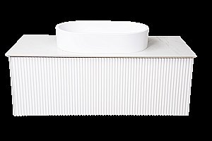 Тумба с раковиной LA FENICE TERRA Bianca 100 белая/столешница белая для ванной в интернет-магазине Sanbest