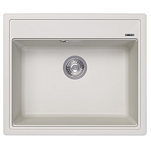 Кухонная мойка Abber Quarz 60х51 AQ2902W белая матовая купить в интернет-магазине сантехники Sanbest