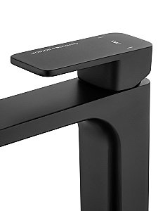 Смеситель для раковины высокий WONZON & WOGHAND ARNIE WW-691104-MB черный матовый купить в интернет-магазине сантехники Sanbest