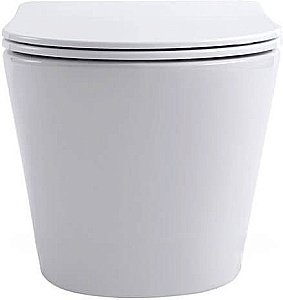 Унитаз подвесной Aquanet Rimless Atago 2.0 W LX-1905 с крышкой микролифт, безободковый купить в интернет-магазине Sanbest