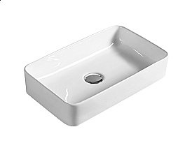 Раковина накладная SantiLine 46 SL-1100 белая купить в интернет-магазине Sanbest