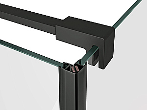 Душевой уголок Ravak Cool! COSD2+COPS 120x80 профиль черный/стекло прозрачное купить в интернет-магазине Sanbest