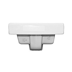 Тумба с раковиной подвесная Loranto KANTRI 45 раковина Фостер 45, белый глянец, правая для ванной в интернет-магазине Sanbest