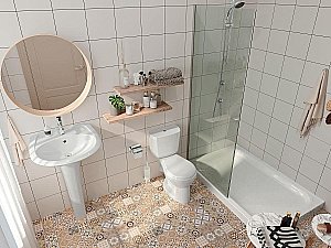 Унитаз-компакт Santek Бриз 1.WH20.2.569 с бачком, с крышкой купить в интернет-магазине Sanbest
