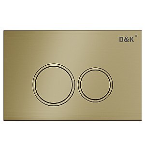 Кнопка для инсталляции D&K Bayern DB1529007 золото матовое купить в интернет-магазине сантехники Sanbest