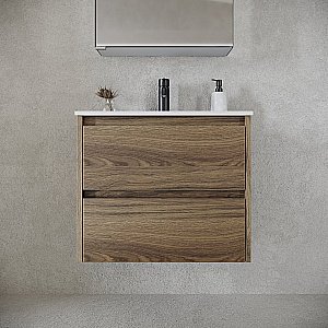 Тумба с раковиной Sancos Libra LB60ECH дуб чарльстон для ванной в интернет-магазине Sanbest