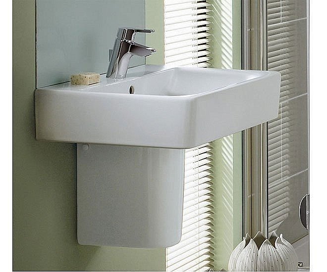 Раковина на полупьедестале Ideal Standard Connect 55 E784401 белая купить в интернет-магазине Sanbest