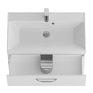 Тумба с раковиной BelBagno Aurora 90 Bianco Lucido для ванной в интернет-магазине Sanbest