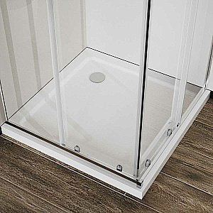 Душевой уголок Vincea City VSS-5CT900CL 90х90 стекло прозрачное/профиль хром купить в интернет-магазине Sanbest