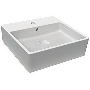 Раковина накладная Bien Infinitum 46 INLG04601FD1W5000 белая купить в интернет-магазине Sanbest