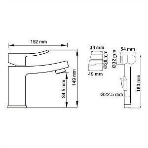 Смеситель для раковины WasserKRAFT Aller 1068 купить в интернет-магазине сантехники Sanbest