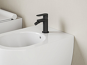 Смеситель для биде Ravak Eleganta EL 056.20BLM X070295 черный матовый купить в интернет-магазине сантехники Sanbest