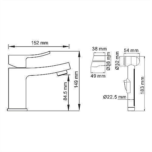 Смеситель для раковины WasserKRAFT Aller 1068 купить в интернет-магазине сантехники Sanbest