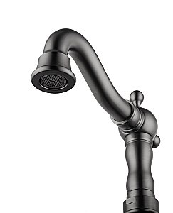 Смеситель для раковины WONZON & WOGHAND RETRO, Темный графит (WW-88139020-BGM) купить в интернет-магазине сантехники Sanbest