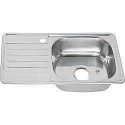 Мойка кухонная с сифоном Melana 221 t (*10) купить в интернет-магазине сантехники Sanbest