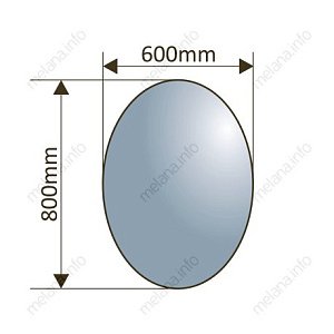 Зеркало интерьерное Melana MLN-M002 60x80 в ванную от интернет-магазине сантехники Sanbest