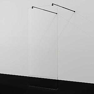 Душевое ограждение WasserKRAFT Vechte 60W46MB 110 фиксатор черный/стекло прозрачное купить в интернет-магазине Sanbest