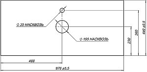 Столешница Aquanet Nova Lite 257595 100 мрамор для ванной в интернет-магазине сантехники Sanbest