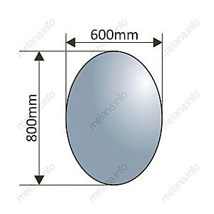 Зеркало интерьерное Melana MLN-M002 60x80 в ванную от интернет-магазине сантехники Sanbest