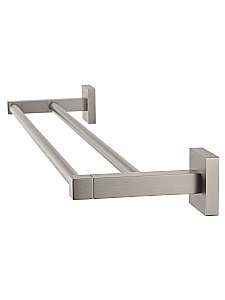 Полотенцедержатель двойной WONZON & WOGHAND POLO, Брашированный никель (WW-8911-BN) купить в интернет-магазине сантехники Sanbest