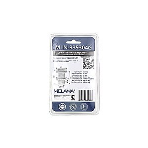 Донный клапан с переливом Melana MLN-335304G в блистере/золото купить в интернет-магазине сантехники Sanbest