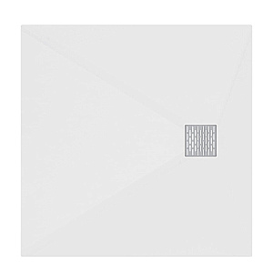 Душевой поддон Good Door Strike КВ 80х80 ЛП00555 белый купить в интернет-магазине Sanbest