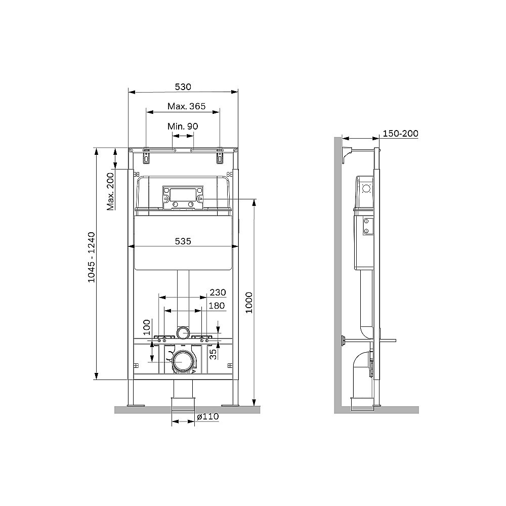 Инсталляция для унитаза AM.PM MasterFit I012710.0131 купить в интернет-магазине сантехники Sanbest