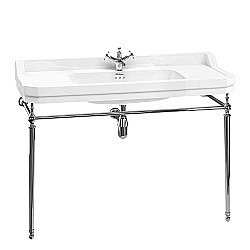 Консоль с раковиной Burlington Edwardian B19 1TH 120 для ванной в интернет-магазине сантехники Sanbest