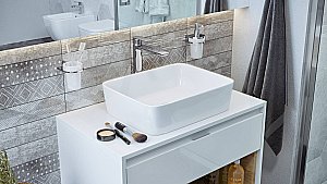 Раковина Excellent Forka 48,5 CEAC.3401.475.WH белая купить в интернет-магазине Sanbest