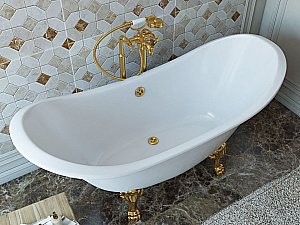 Ванна Эстет Скарлетт 180x77 белая купить в интернет-магазине Sanbest