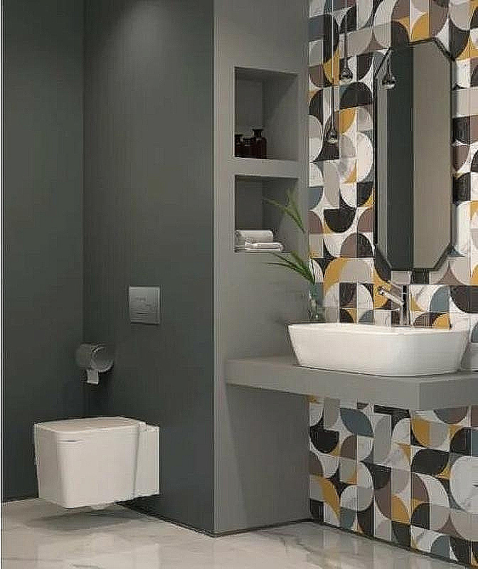 Раковина beWash Albano 66 36651001 белая глянцевая купить в интернет-магазине Sanbest